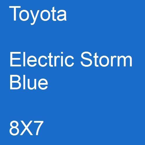 Toyota, Electric Storm Blue, 8X7.